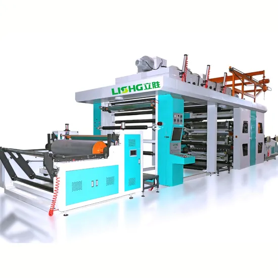 6 цветов, высокоскоростной автоматический ПП/бумажный пакет/нет